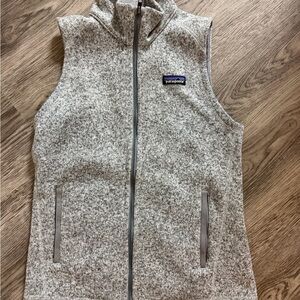 Patagonia Heathered Gray Fleece Jacket